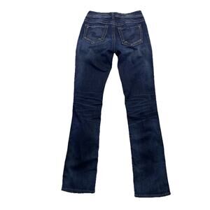 Silver Jeans Suki Slim Boot Size 27 X 33" Inseam Dark Wash Blue Women 58-9